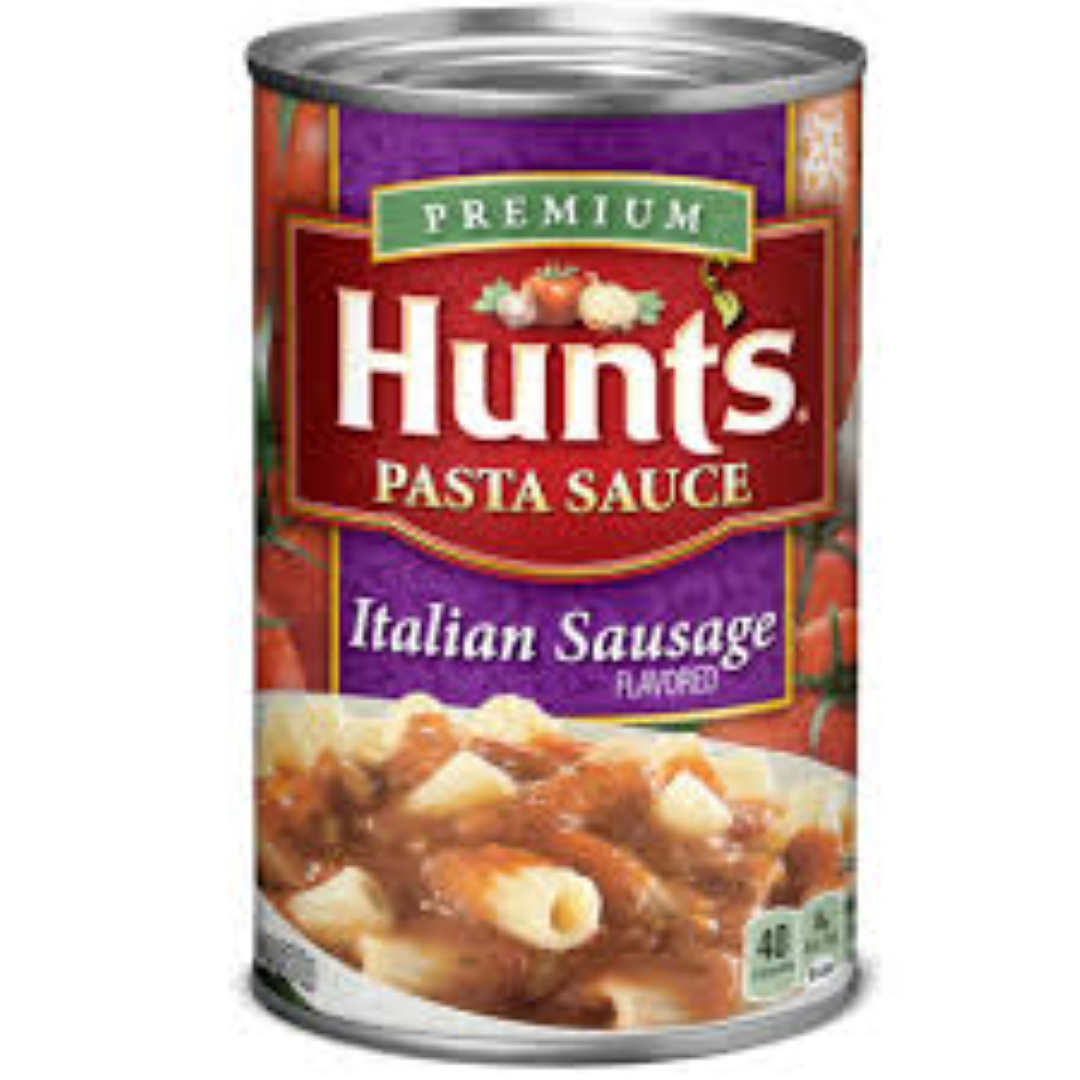 HUNTS PASTA SAUCE ITALIAN SAUSAGE FLV 680G